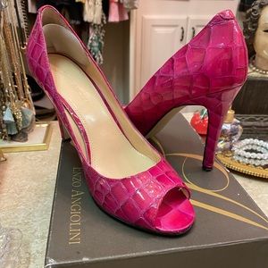 Enzo Angiolini Size 7.5 EAMERRYANN Bright Pink
